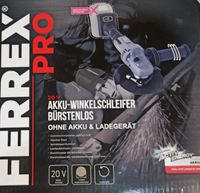 FERREX Pro Akku Winkelschleifer, 20V neu in OVP Bayern - Lechbruck Vorschau