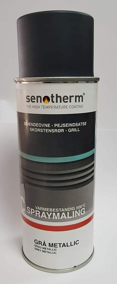 Ofenspray Grau-Metallic Senotherm Ofen Lack hitzebeständig 400 ml in Wiehl