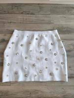 Zara Rock Gr.M Damen Weiß Glitzer Perlen Minirock Dortmund - Brackel Vorschau