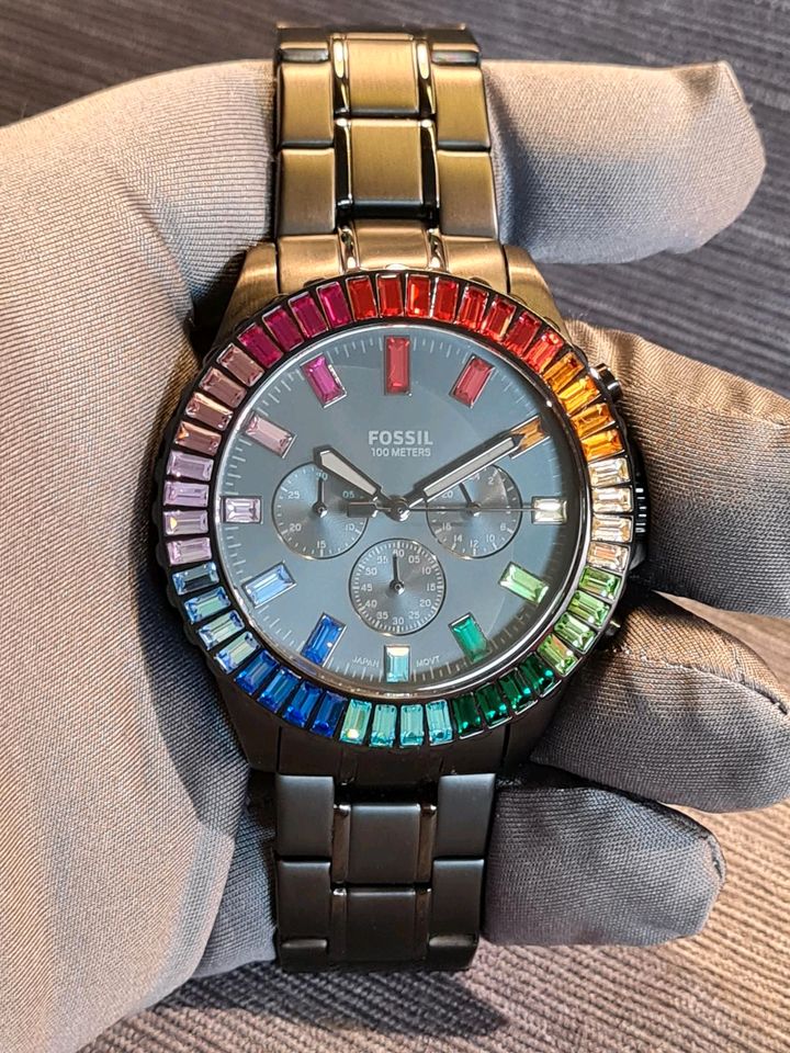 FOSSIL LE1085 Limited Edition | ARCHIVAL |  Rainbow | schwarz in Backnang