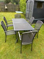 Gartentischset mit 6 Stühle aus Metall Niedersachsen - Nienburg (Weser) Vorschau