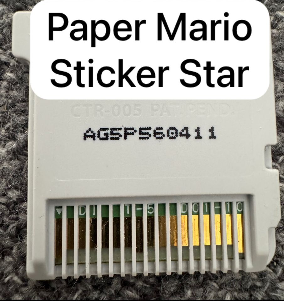 Paper Mario Sticker Star - Nintendo 3DS [Nur Modul] in Hoppstädten-Weiersbach