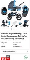 Kinderwagenset 3 in 1 Friedrich Hugo "Hamburg" mit Luftreifen Baden-Württemberg - Pforzheim Vorschau