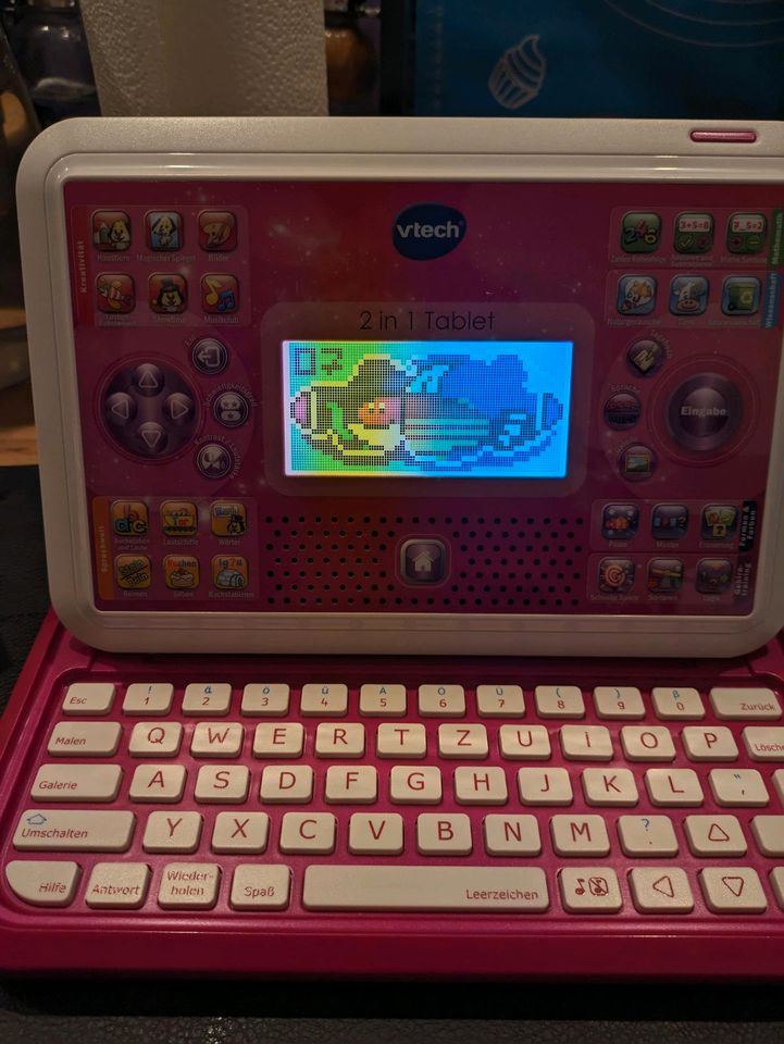 Vtech® Kindercomputer School & Go, 2 in 1 Tablet pink in Bad Laer