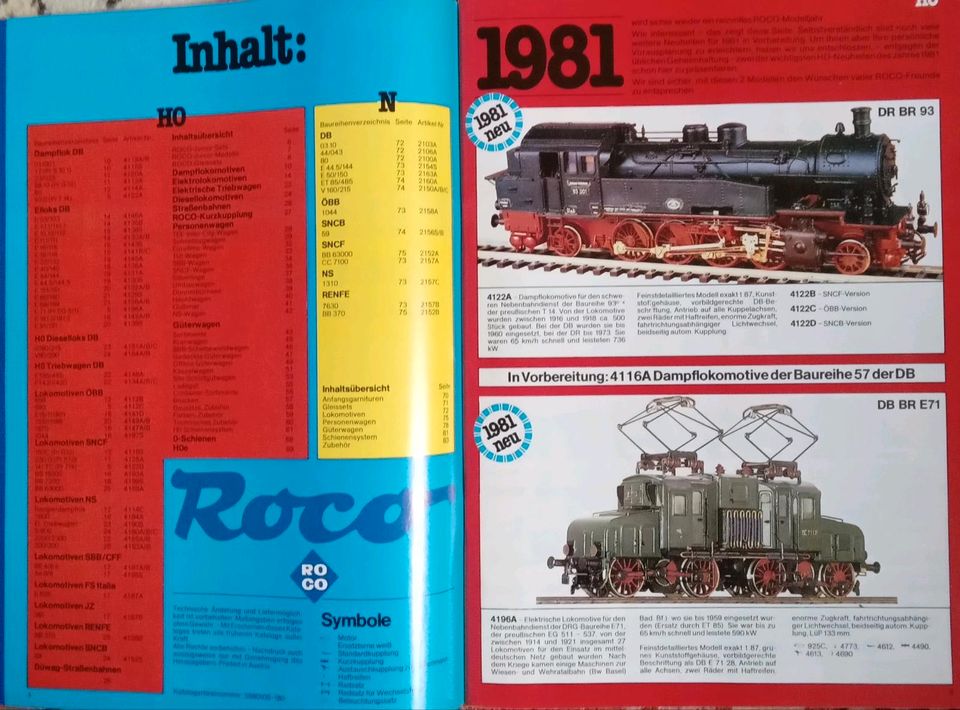 Katalog Roco Austria 1980/81, sehr guter Zustand in Berlin