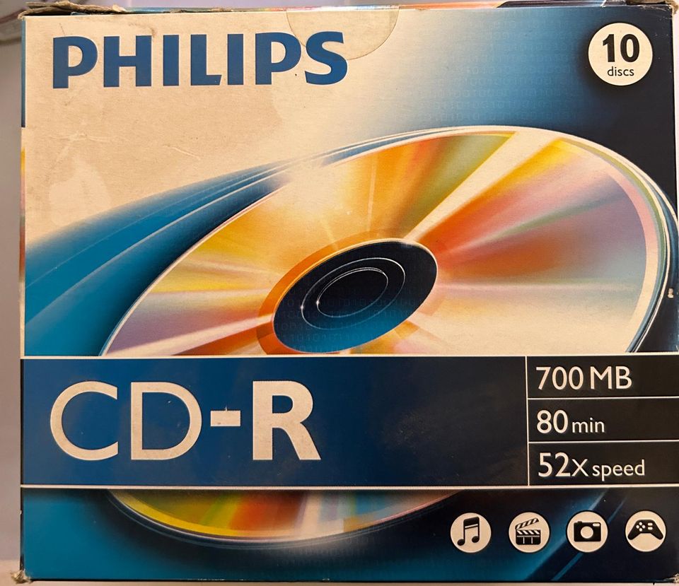 2x 10ner Pack Philips CD-Rohlinge 80Min 700MB Speed 52x NEU-OVP in Weferlingen