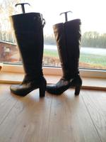 Schwarze Lederstiefel Thüringen - Schwansee Vorschau
