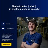 In Schönaich Mechatroniker (m/w/d) gesucht Baden-Württemberg - Schönaich Vorschau