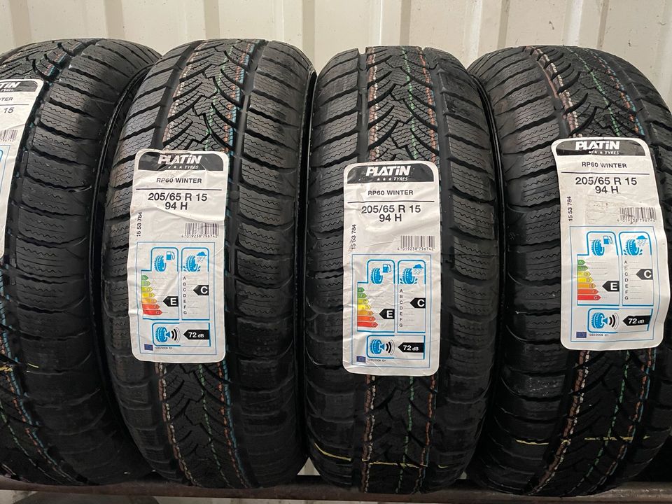 4x 205/65 R15 94H  PLATIN WINTERREIFEN in Ehingen (Donau)