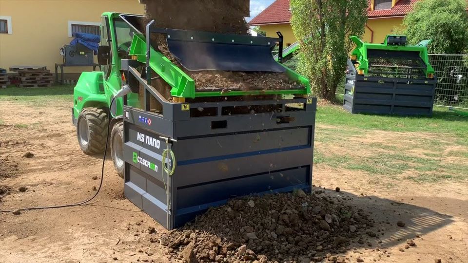 Siebanlage mieten, Kompost, Erde, Sand sieben in Schwerin