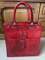 Handtasche Einkaufstasche retro vintage rot  wie neu Baden-Württemberg - Aldingen Vorschau