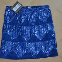 Rock Minirock Pailletten blau Gr. M NEU Bayern - Winden Vorschau