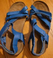 Damen Sandalen, blau , Leder, Gr. 37/38 Dresden - Pieschen Vorschau