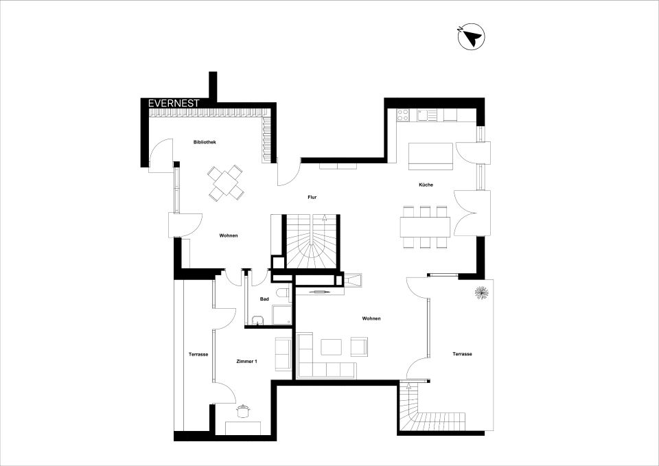 Exklusives Penthouse in Toplage von Prenzlauer Berg im beliebten Quartier von Marthashof in Berlin