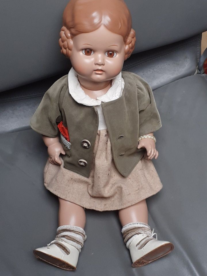 Schildkröt Puppe "Bärbel groß" 49 REP Größe: ca. 46 cm in Uhingen