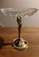 Tafelaufsatz, Art Nouveau, Kristallglas, Figur aus Goldbronze Niedersachsen - Nörten-Hardenberg Vorschau