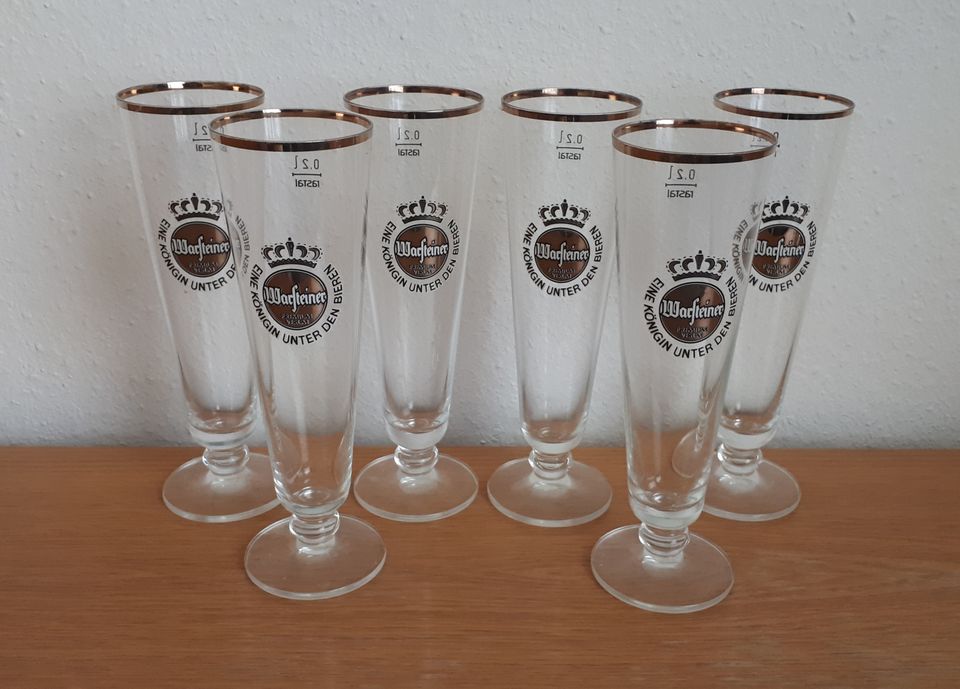 6 Gläser - Warsteiner Biergläser in Pirna