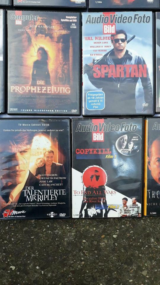 DVD Konvolut insgesamt 62 Hüllen/ 97 Filme in Karlshuld