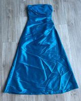 Blaues langes Abendkleid trägerlos / Abschlussball / Abiball Bayern - Kleinheubach Vorschau