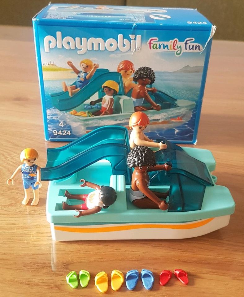 9424 Playmobil Tretboot mit Rutsche in Jengen