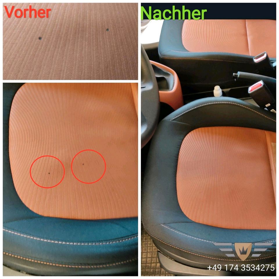 Reparatur Stoffsitz, Textil, Sitzpolster, Autositz, Brandloch SRG in Ravensburg