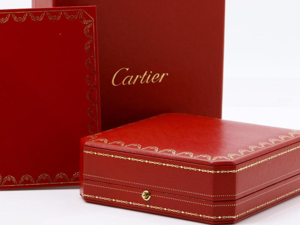 Cartier C Heart Kette Halskette Pinker Saphir Rosegold 750 in Bremen