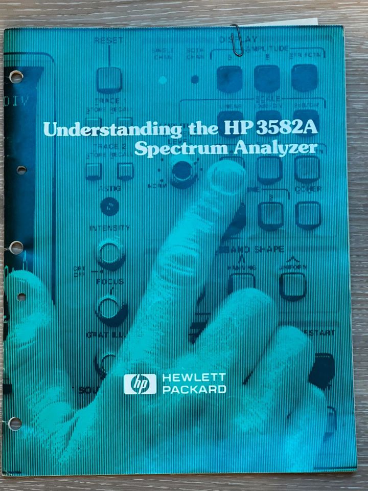 Manual: HP 3582A: Understanding the Spectrum Analyzer in Langenfeld