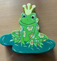 Frosch Froschkönig Holz bemalt Figur Niedersachsen - Nordhorn Vorschau