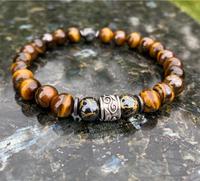 Tigerauge Armband Naturstein Perlenarmband Berlin - Charlottenburg Vorschau