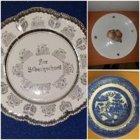 Teller Kuchenplatte Zur Silberhochzeit Obstteller alt Vintage Wandsbek - Hamburg Farmsen-Berne Vorschau