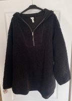 Teddy Hoodie Pullover XL oversized schwarz H&M Niedersachsen - Müden Vorschau