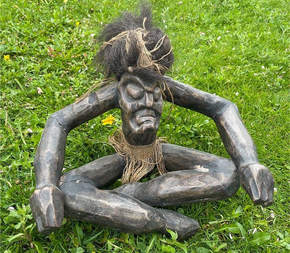 Asmat Schutzgeist Figur in Bad Wurzach