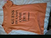 Guess T-Shirt orange braun Feder XS-S 34 36 Nordrhein-Westfalen - Porta Westfalica Vorschau