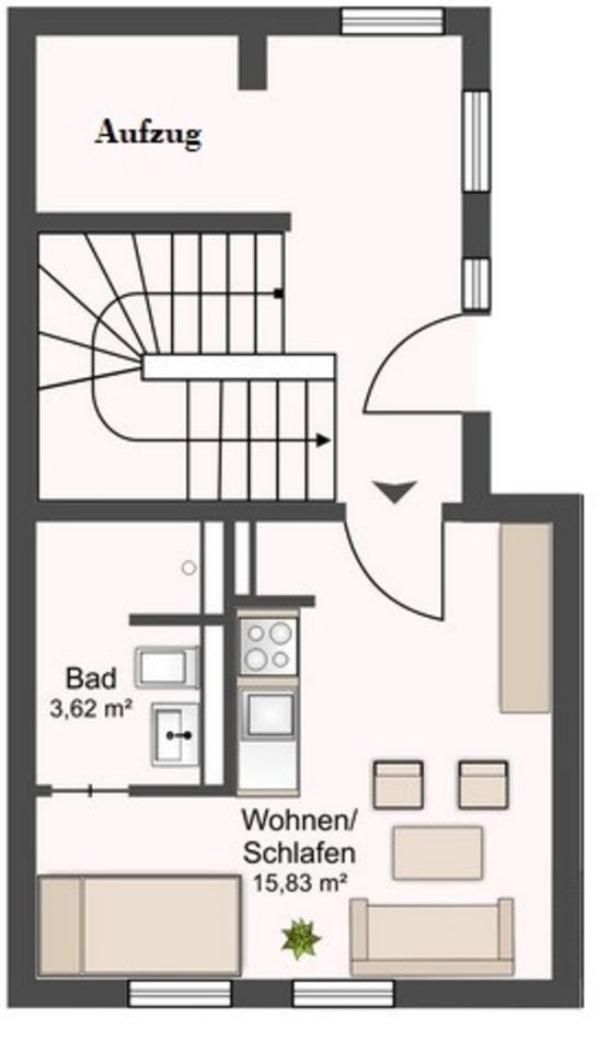 NEUBAU - Ideal für Studierende oder Singles - Apartment im Damenviertel von Jena in Jena