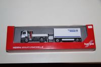 Herpa MB Actros 02 Kipper Hzg mit Kran und Hänger des THW Bayern - Kutzenhausen Vorschau