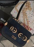 Versace Jeans Couture Handtasche Leder Jeans neu Gold Berlin - Hohenschönhausen Vorschau