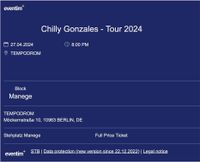 Chilly Gonzales Konzert, Tempodrom, 27.4.2024, mobile Ticket Friedrichshain-Kreuzberg - Kreuzberg Vorschau