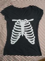Shirt Skelett Halloween schwarz Dresden - Cotta Vorschau