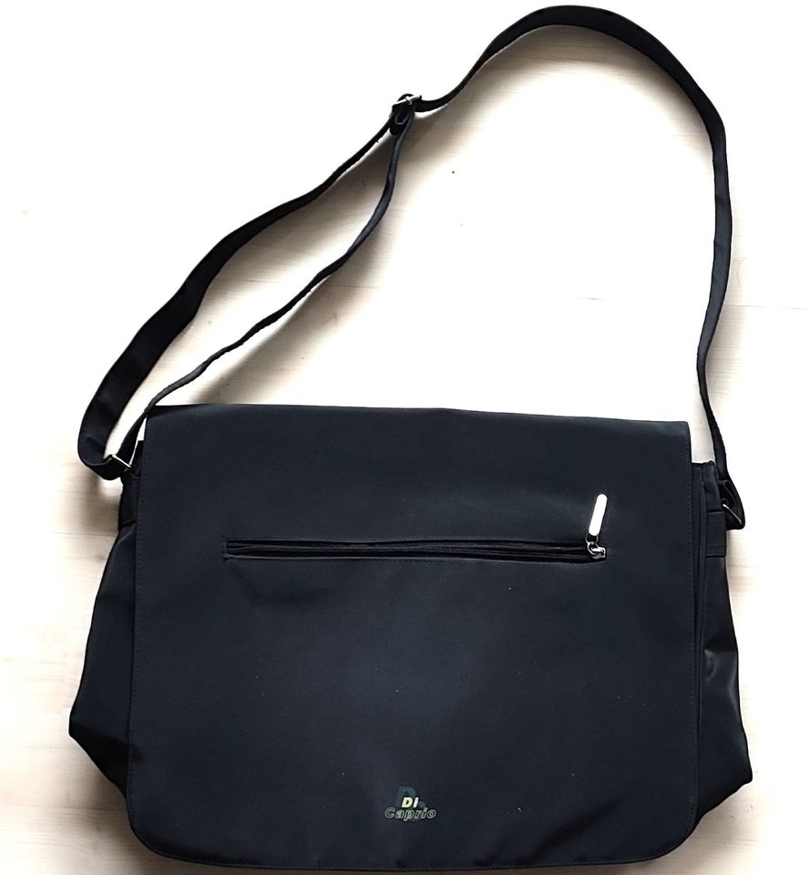 Tasche mit Schultergurt Polyester schwarz "Di Caprio", 40X35cm in Plauen