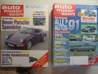 auto motor und sport ams & sport Jahrgang 1990 Mercedes VW BMW Baden-Württemberg - Villingen-Schwenningen Vorschau