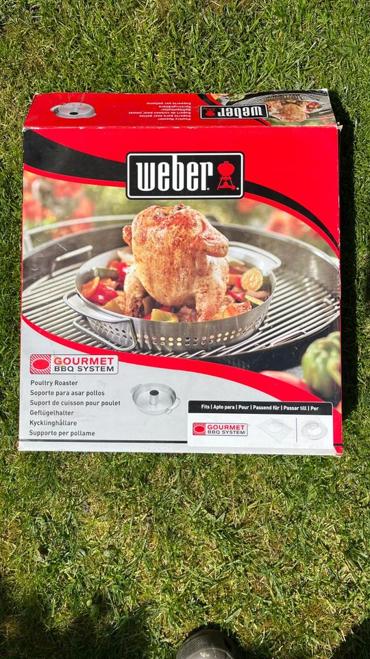 Weber Gourmet BBQ System Ge­flü­gel­hal­ter 8838, Grillkorb in Bornheim