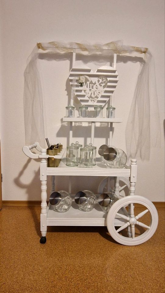 Candybar Wagen, Saltet Bar, Hochzeit, Geburtstag, Taufe in Hardt