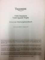 Werkstatthandbuch Triumph T595 Daytona T509 Speed Triple Nordrhein-Westfalen - Finnentrop Vorschau