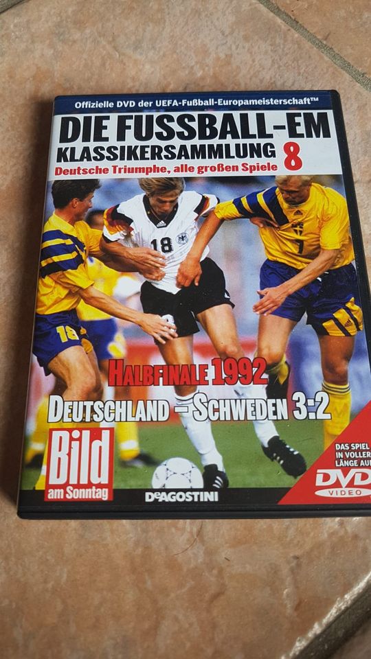 Fussball-EM Klassikersammlung 8 Halbf.1992 Deutsch-Schweden 3:2 in Waltenhofen