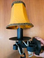 DDR Wandlampe mit Schirm Lampe 70iger Jahre Metall gut erh. Sachsen - Bischofswerda Vorschau