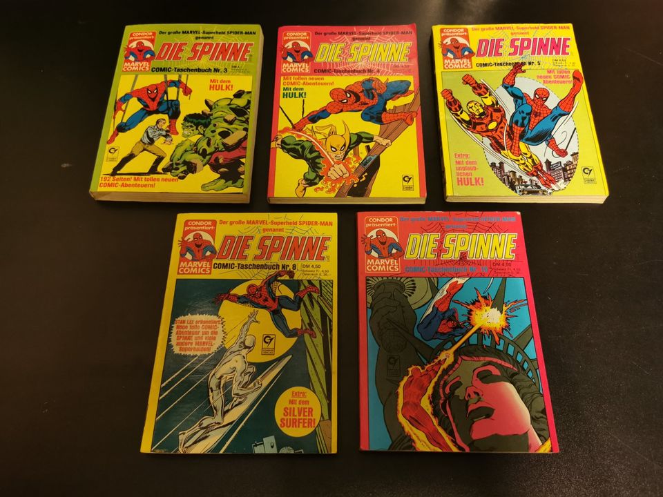 Alte Comics - Spider-man und die Spinne in Berlin