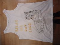 H&M Top weiß/gold Tiger Motiv Gr.158/164 Hessen - Zwingenberg Vorschau