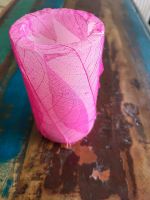 LED Echtwachskerze Made by Nature mit echten Blättern Pink Nordrhein-Westfalen - Recklinghausen Vorschau