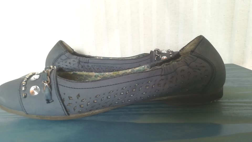 Damen Ballerinas Gr.40, Strass Ballerinas Damen Gr.40 in Sulzbach an der Murr