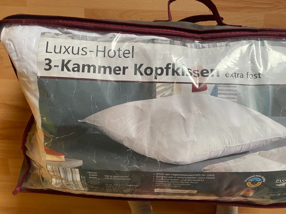 Hanse Luxus-Hotel 3-Kammer Kopfkissen in Obertrubach